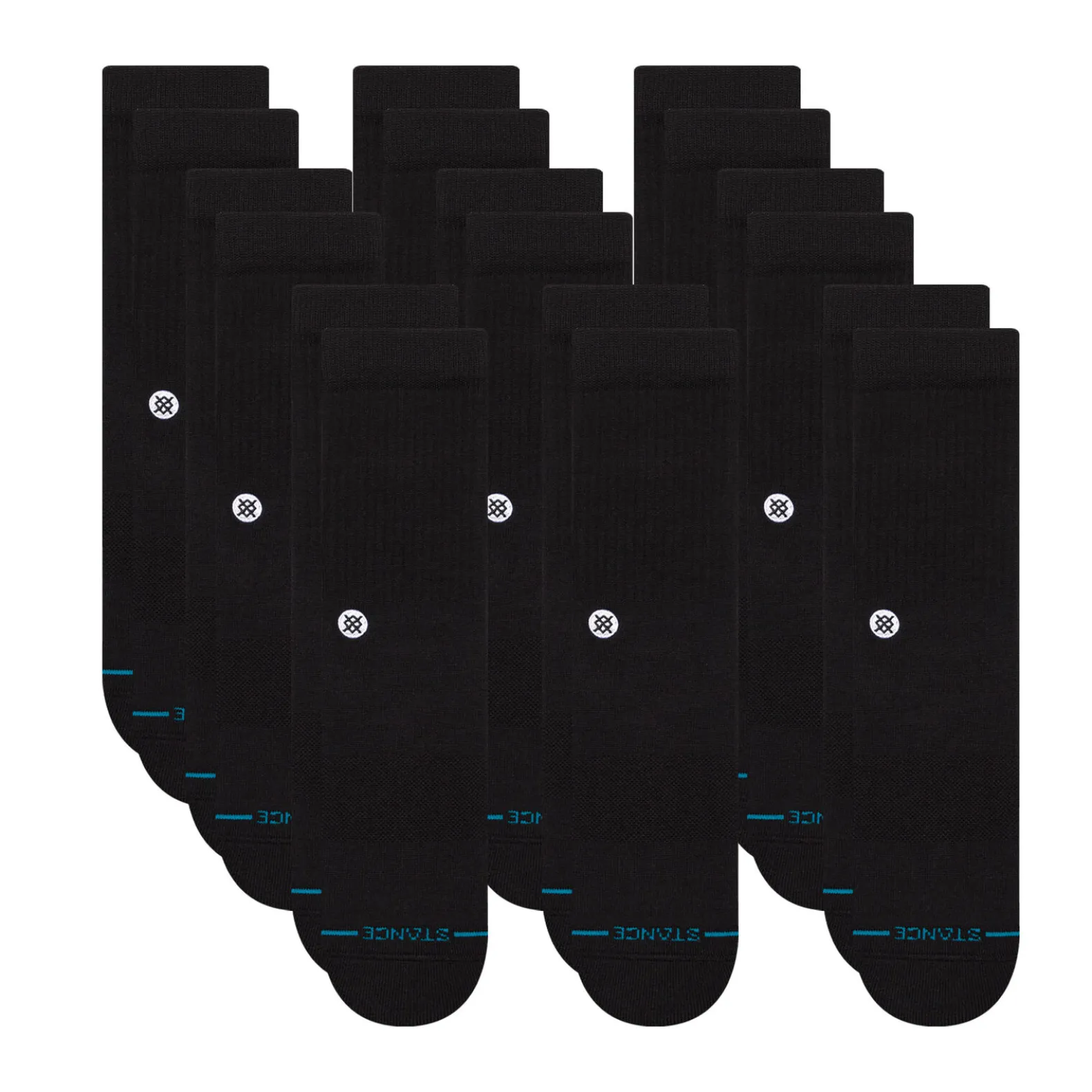 9 Pack Crew Socks