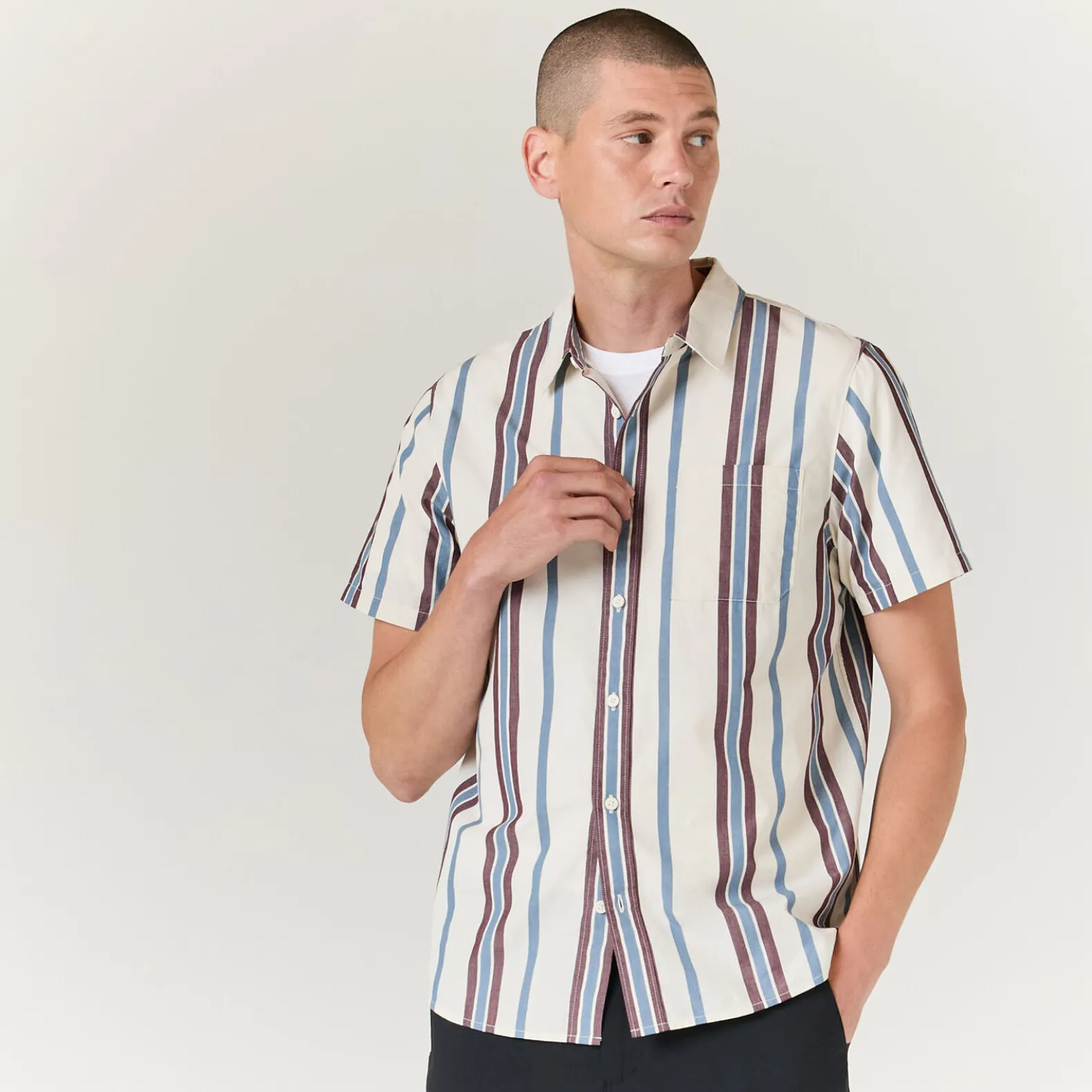 Bales Button Up Cotton Shirt