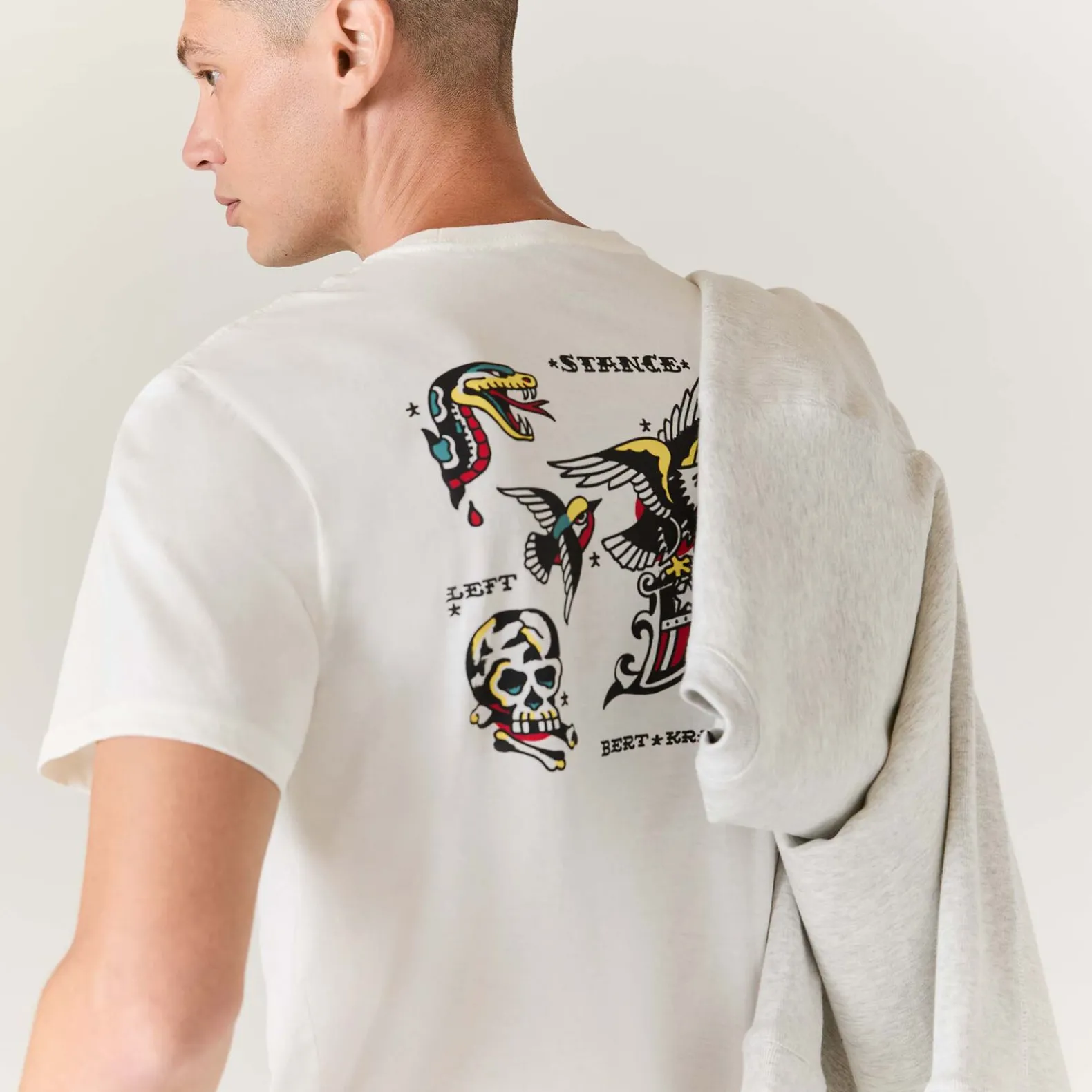 Bert Krak X Stance Flash Graphic Tee
