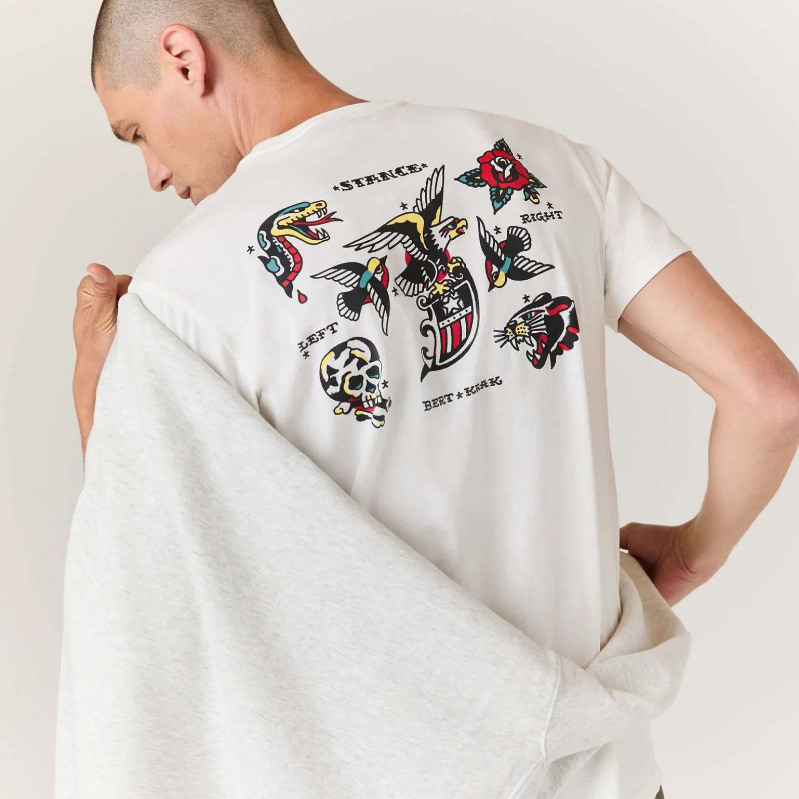 Bert Krak X Stance Flash Graphic Tee