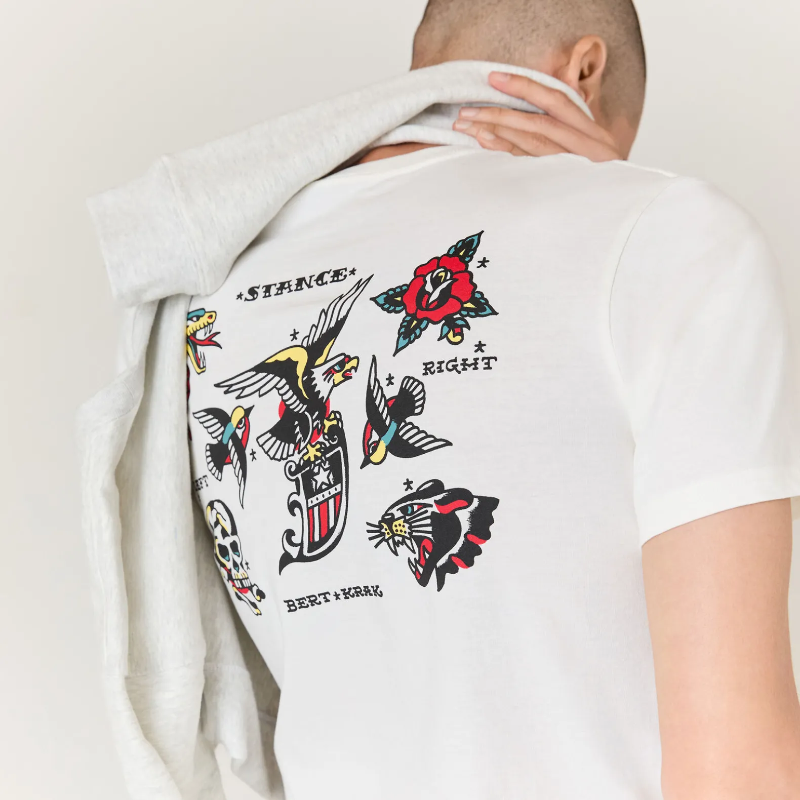 Bert Krak X Stance Flash Graphic Tee