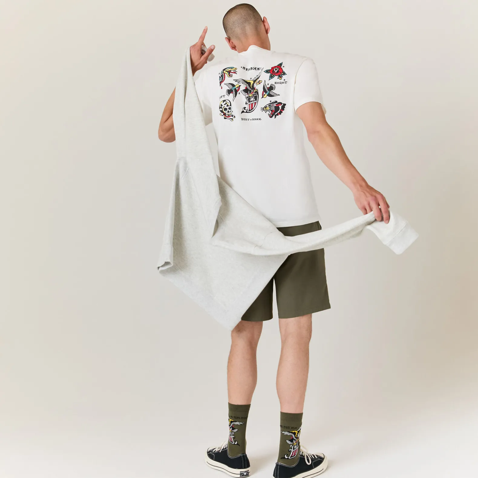 Bert Krak X Stance Flash Graphic Tee