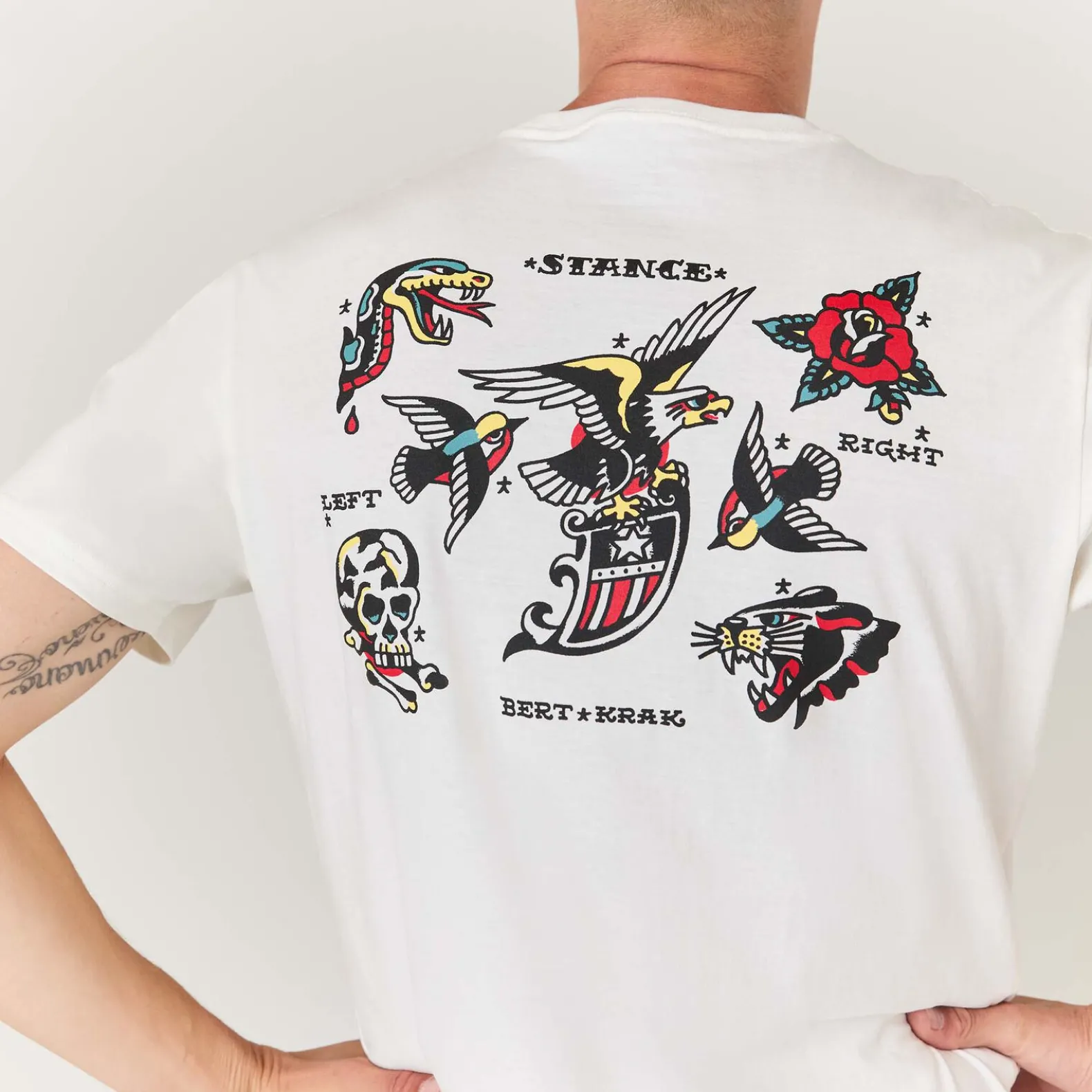 Bert Krak X Stance Flash Graphic Tee