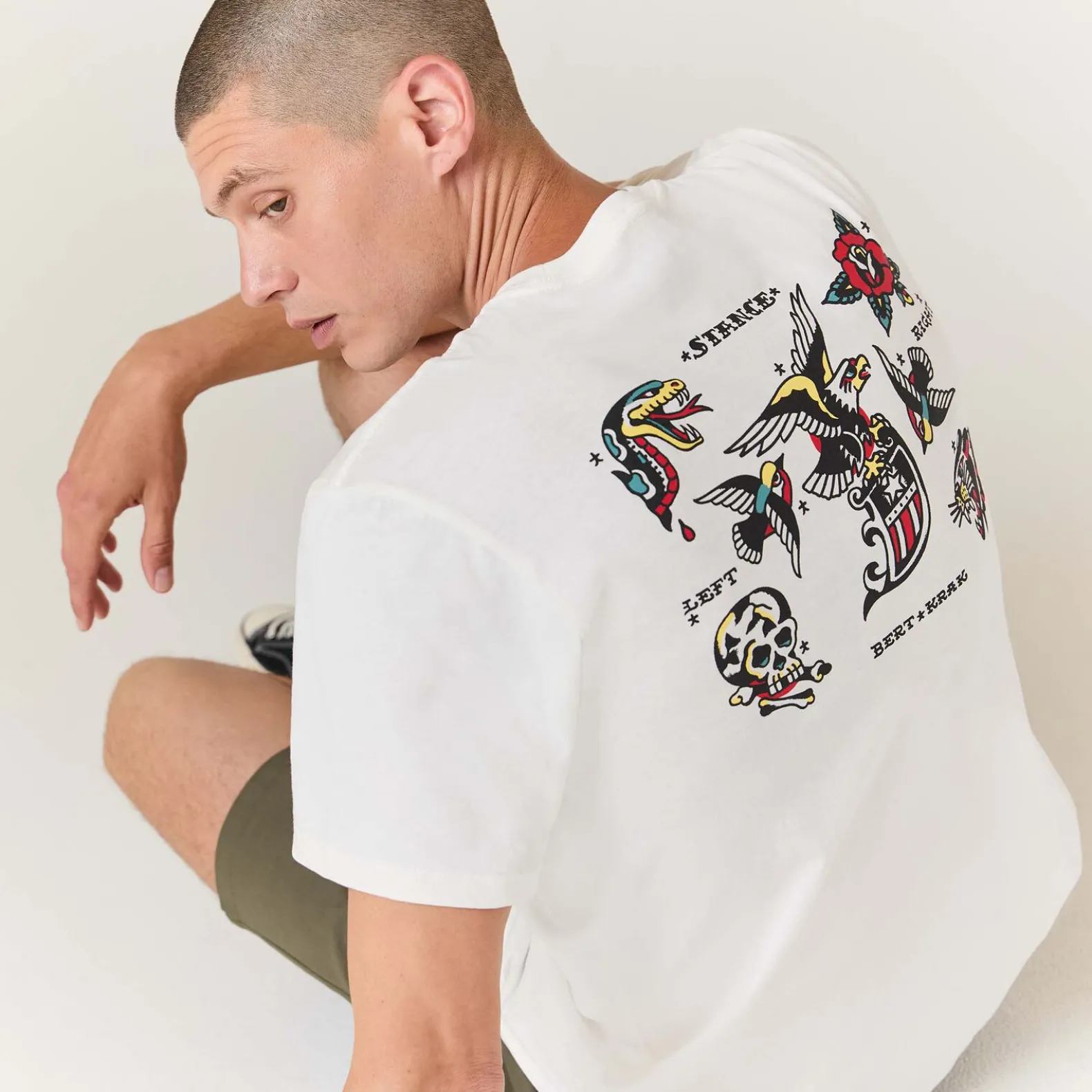 Bert Krak X Stance Flash Graphic Tee