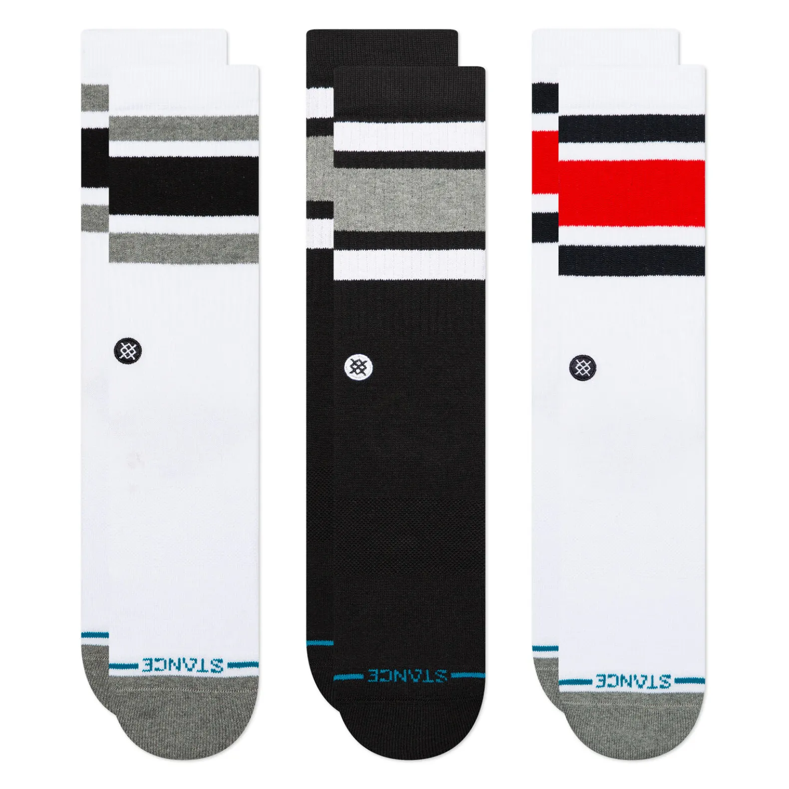 Cotton Crew Socks 3 Pack