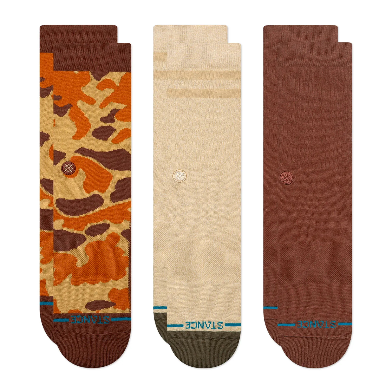 Cotton Crew Socks 3 Pack