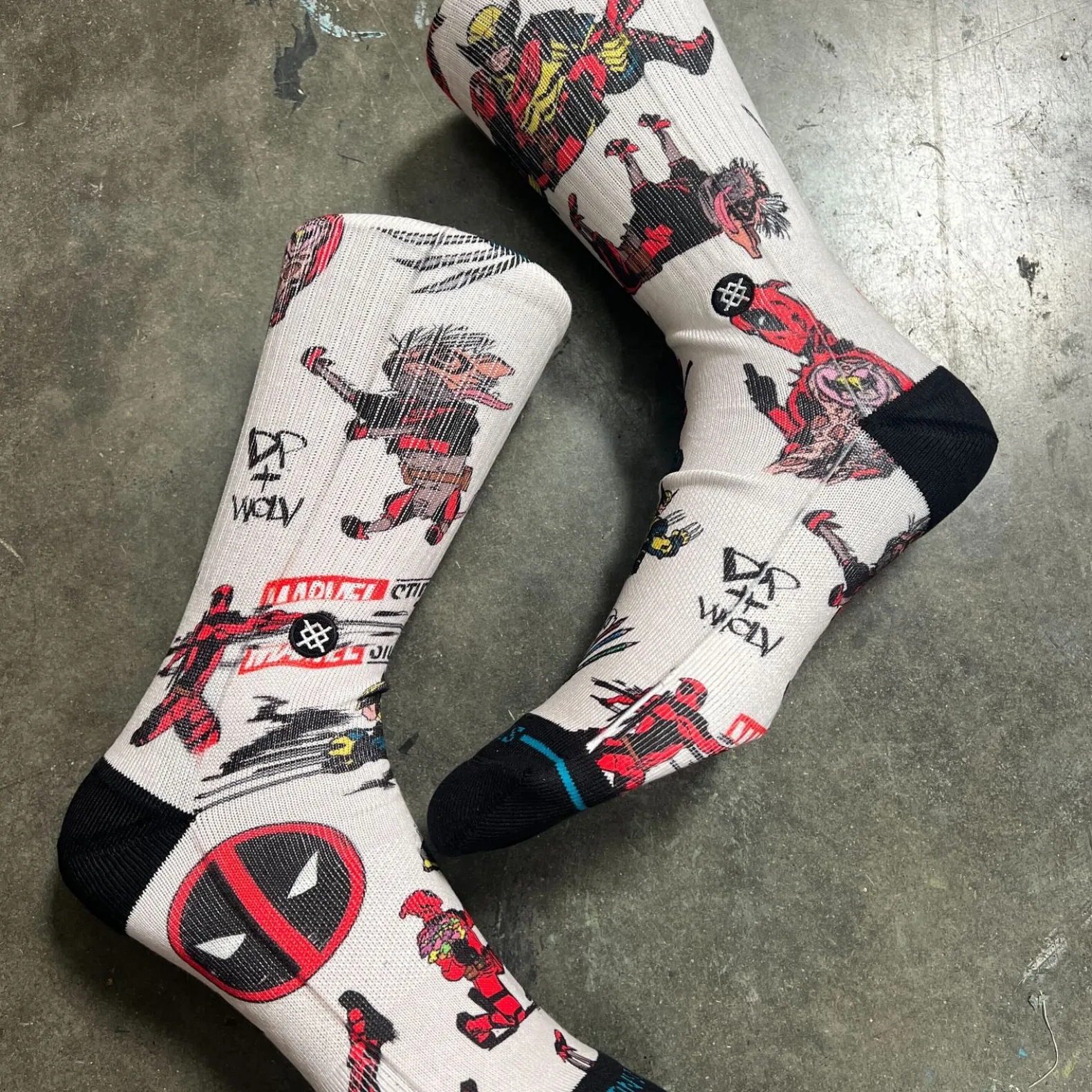 Deadpool X Stance Poly Crew Socks