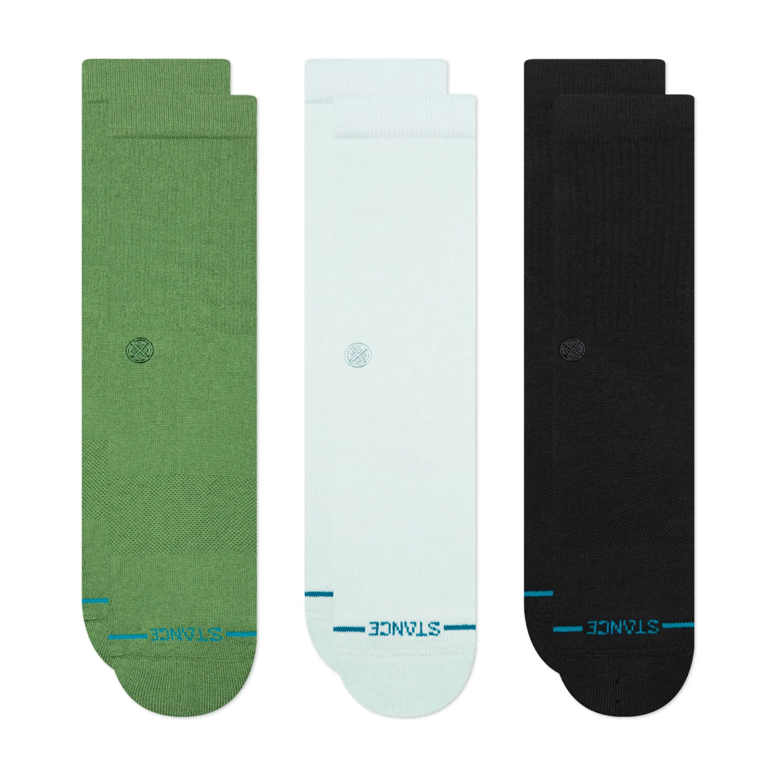 Icon Crew Socks 3 Pack