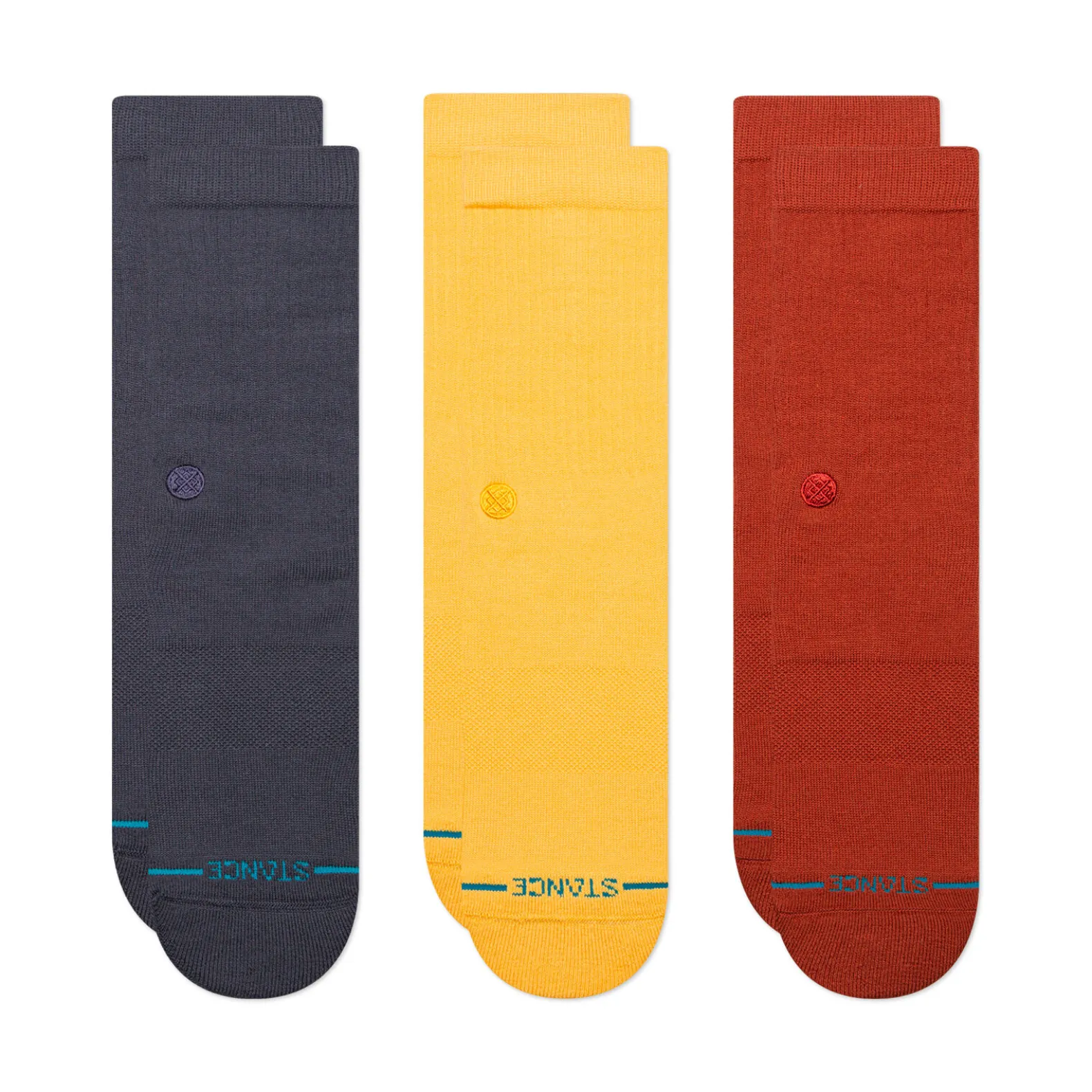 Icon Crew Socks 3 Pack