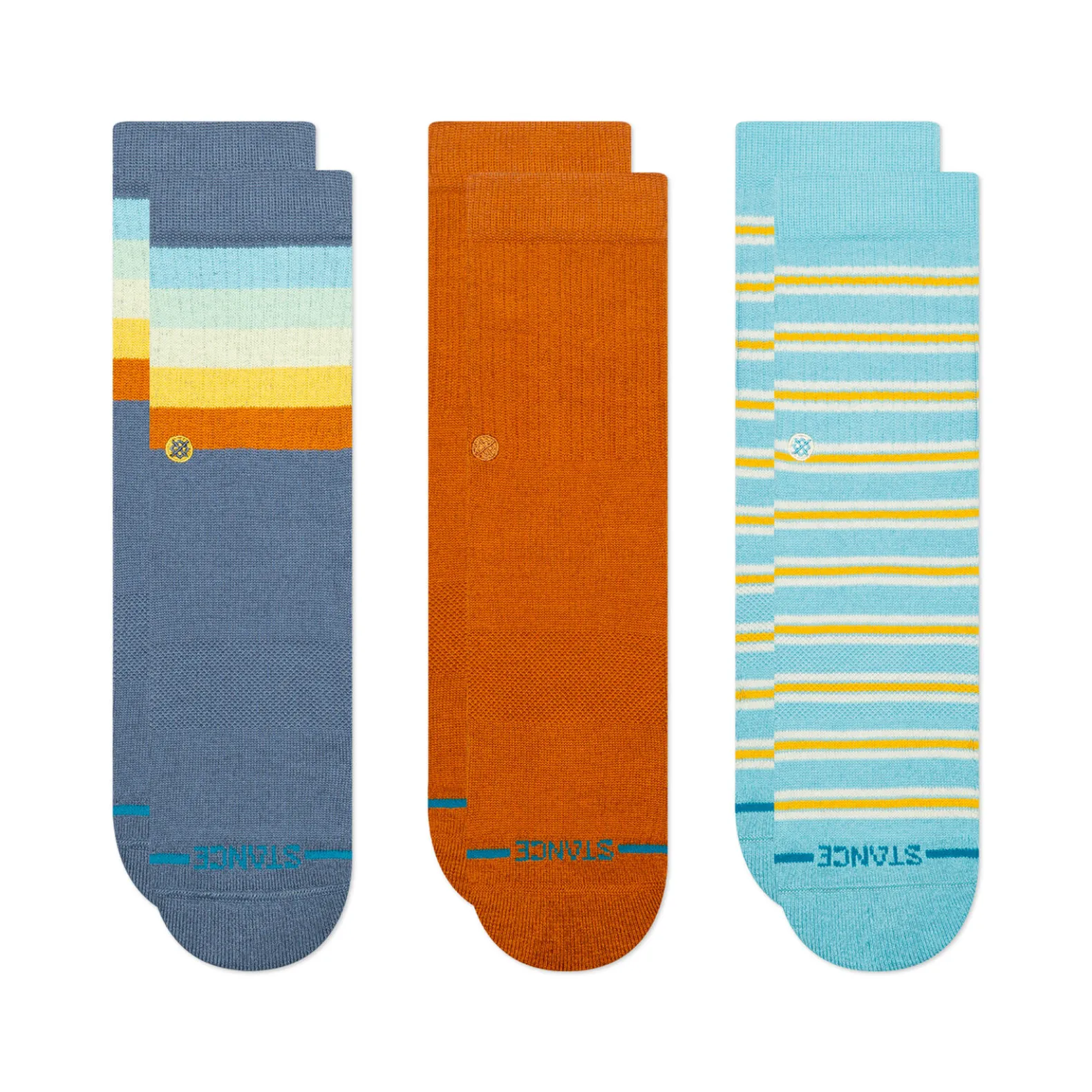 Kids Maliboo Crew Socks 3 Pack