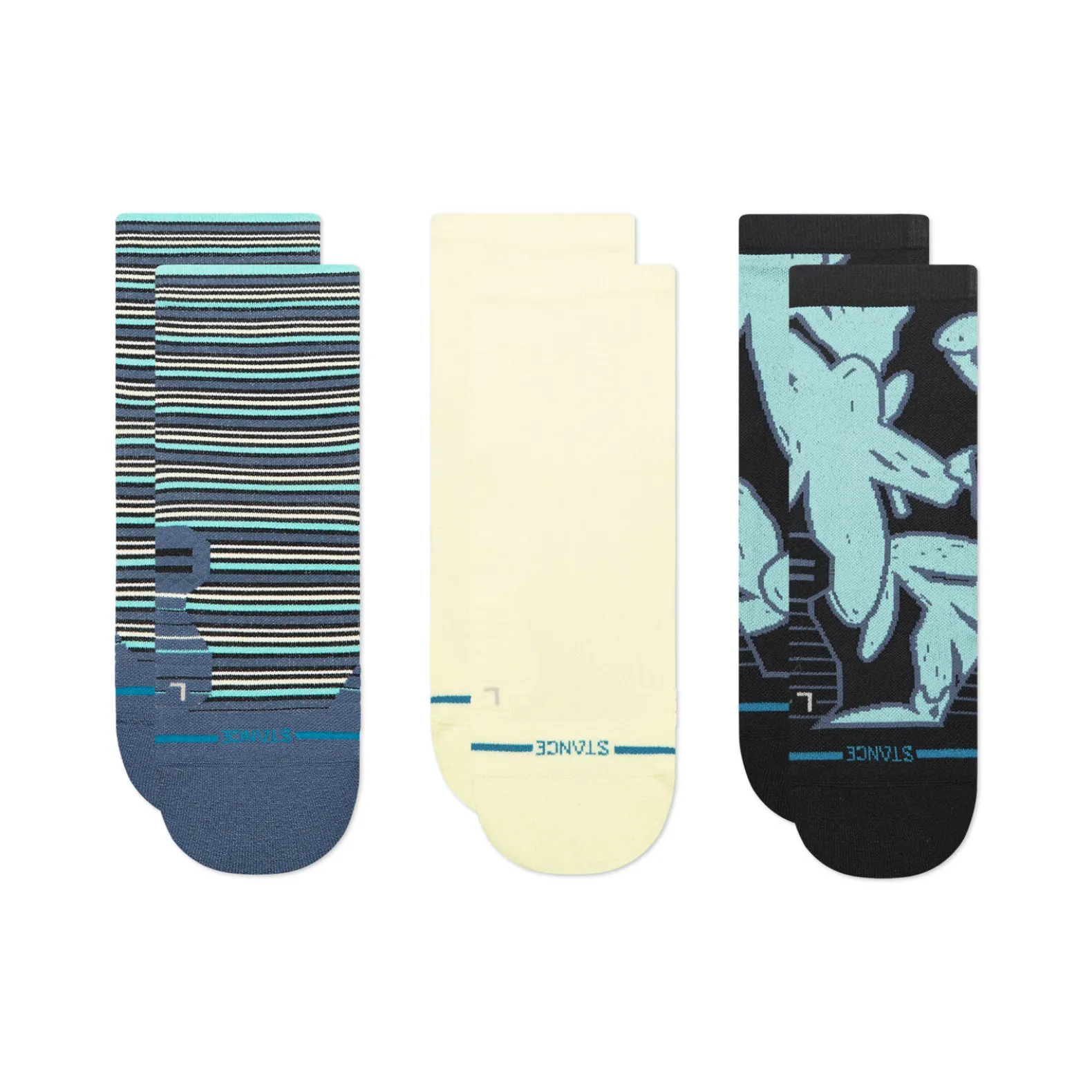 Light Performance Quarter Socks 3 Pack