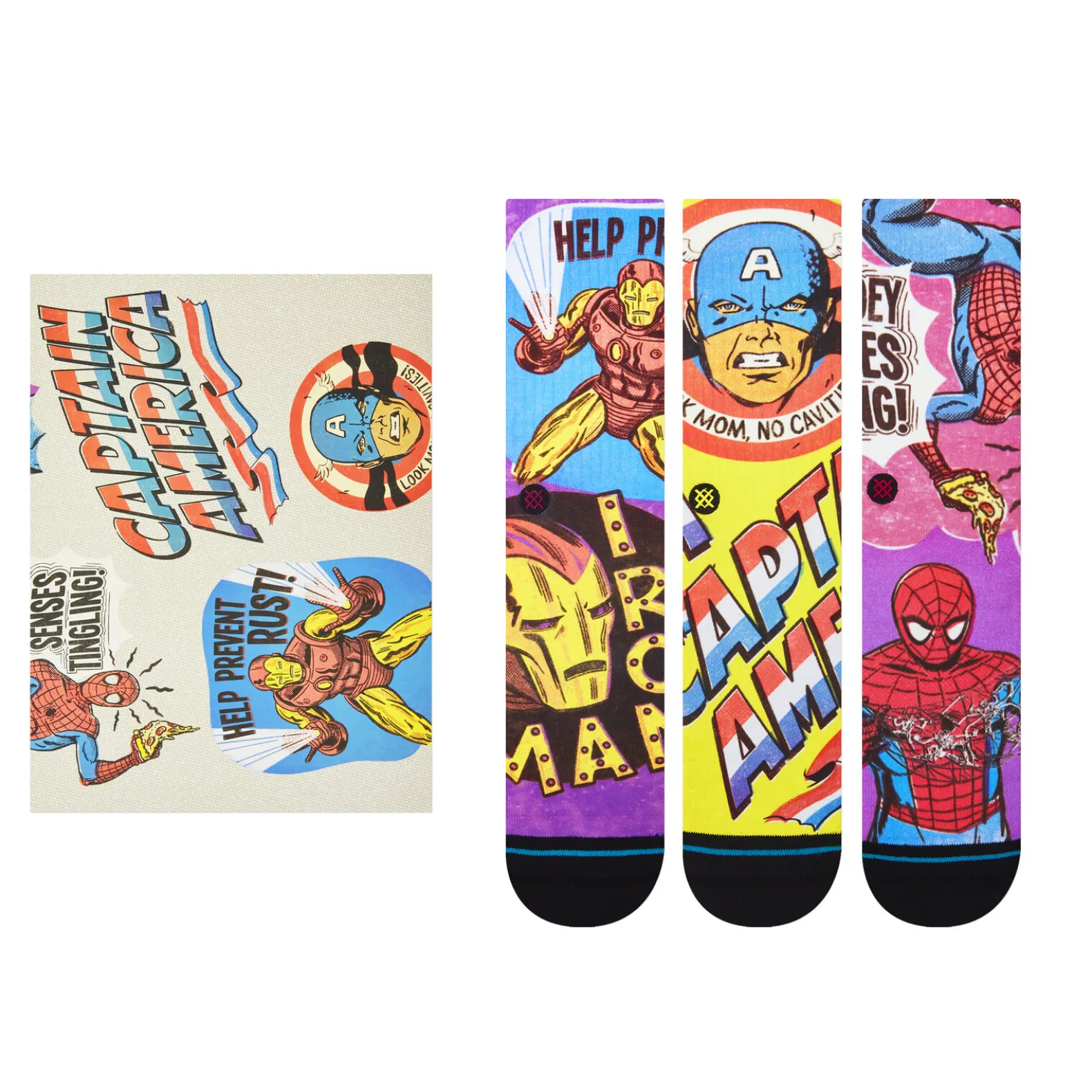 Marvel X Stance Crew Socks Box Set