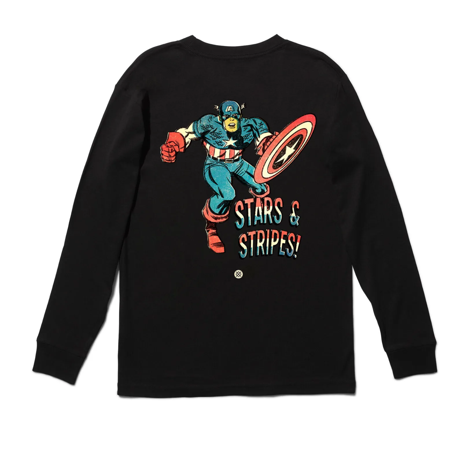 Marvel X Stance Stars And Stripes Long Sleeve Tee