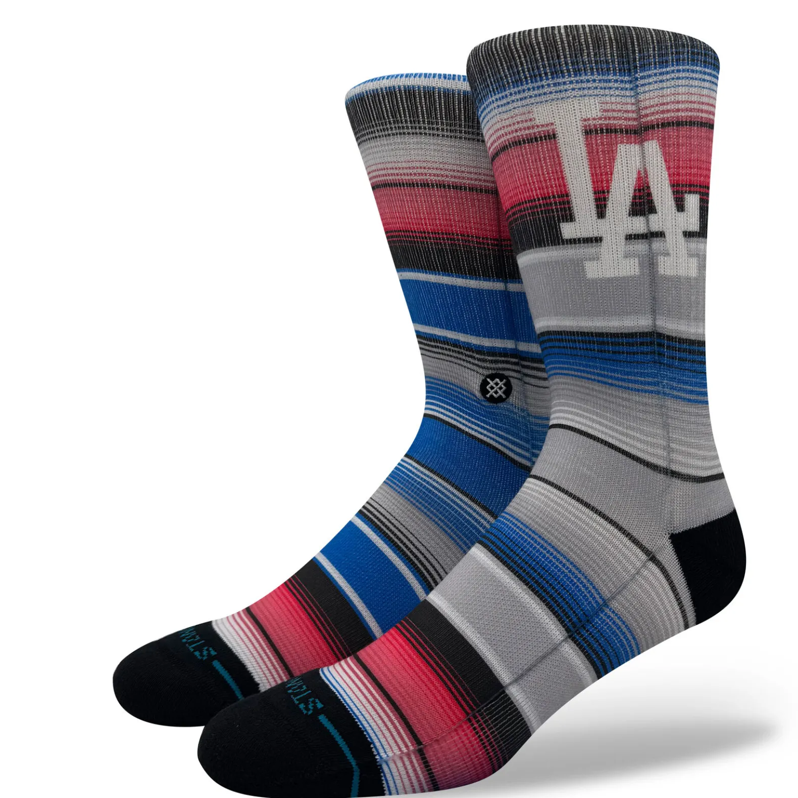 MLB Dodgers Serape Poly Crew Socks