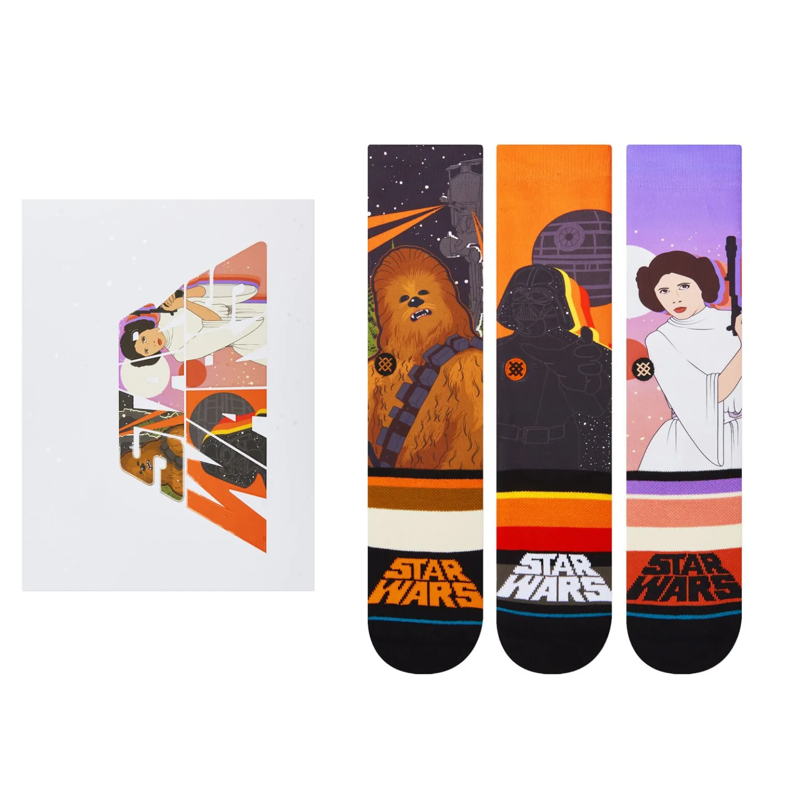 Star Wars By Jaz Crew Socks Box Set